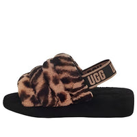 (WMNS) UGG Fluff Yeah 'Brown Leopard' 1125008-LBTT