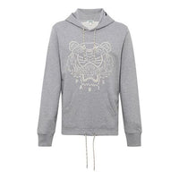 KENZO Large Tiger Head Hoodie 'Light Grey' F965SW4434X5-94