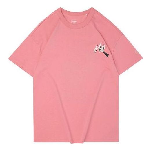 (WMNS) Li-Ning x Disney Mickey Mouse Casual Loose Tee 'Pink' AHSQ274-2