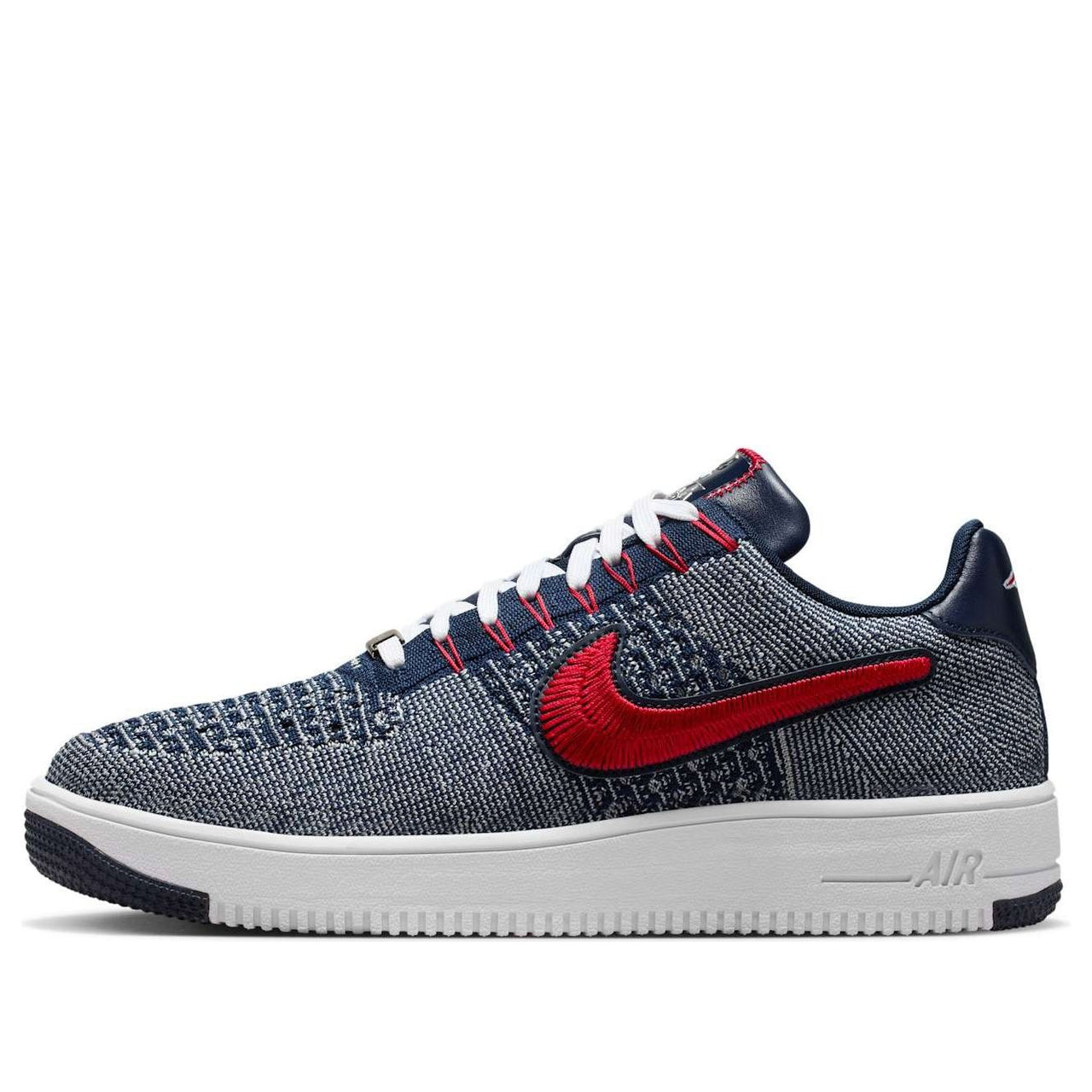 Nike Air Force 1 Ultra Flyknit Low 'Patriots Robert Kraft Wolf Grey' FV4079-012