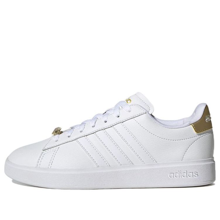 (WMNS) adidas Grand Court Cloudfoam 'White Gold Metallic' GW7114