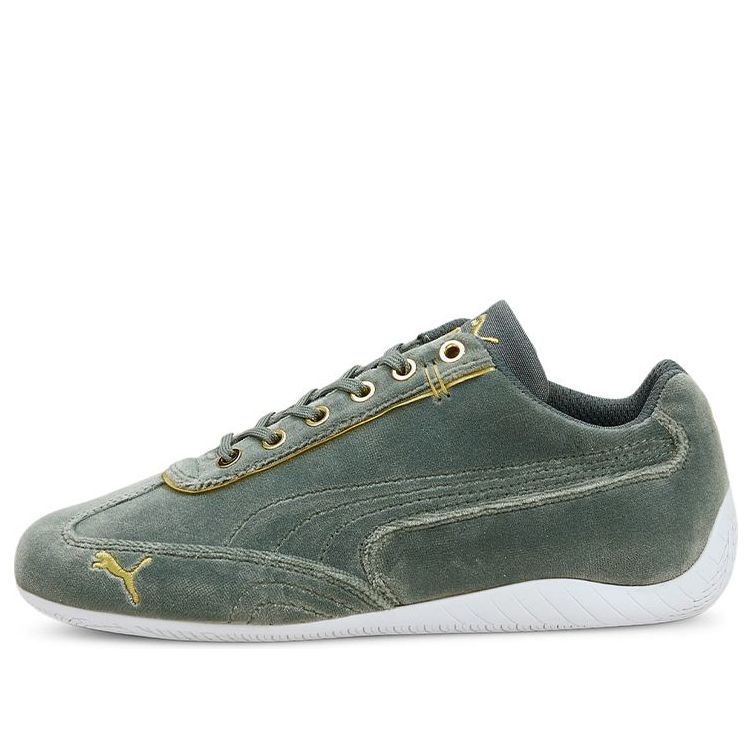 (WMNS) PUMA Speedcat Velvet 'Balsam Green' 306956-02
