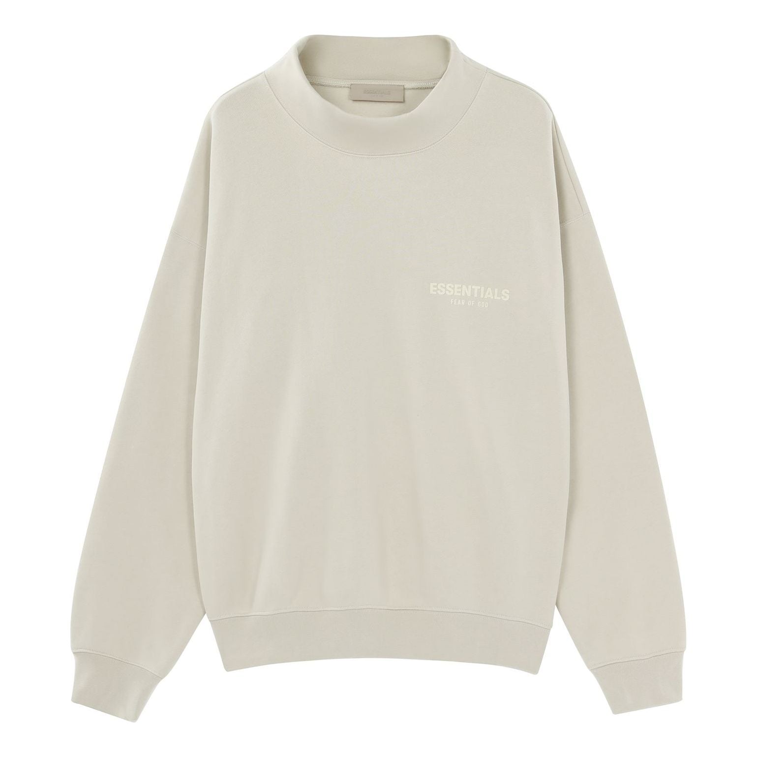 Fear of God Essentials SS22 Relaxed Mockneck Wheat FOG-SS22-251