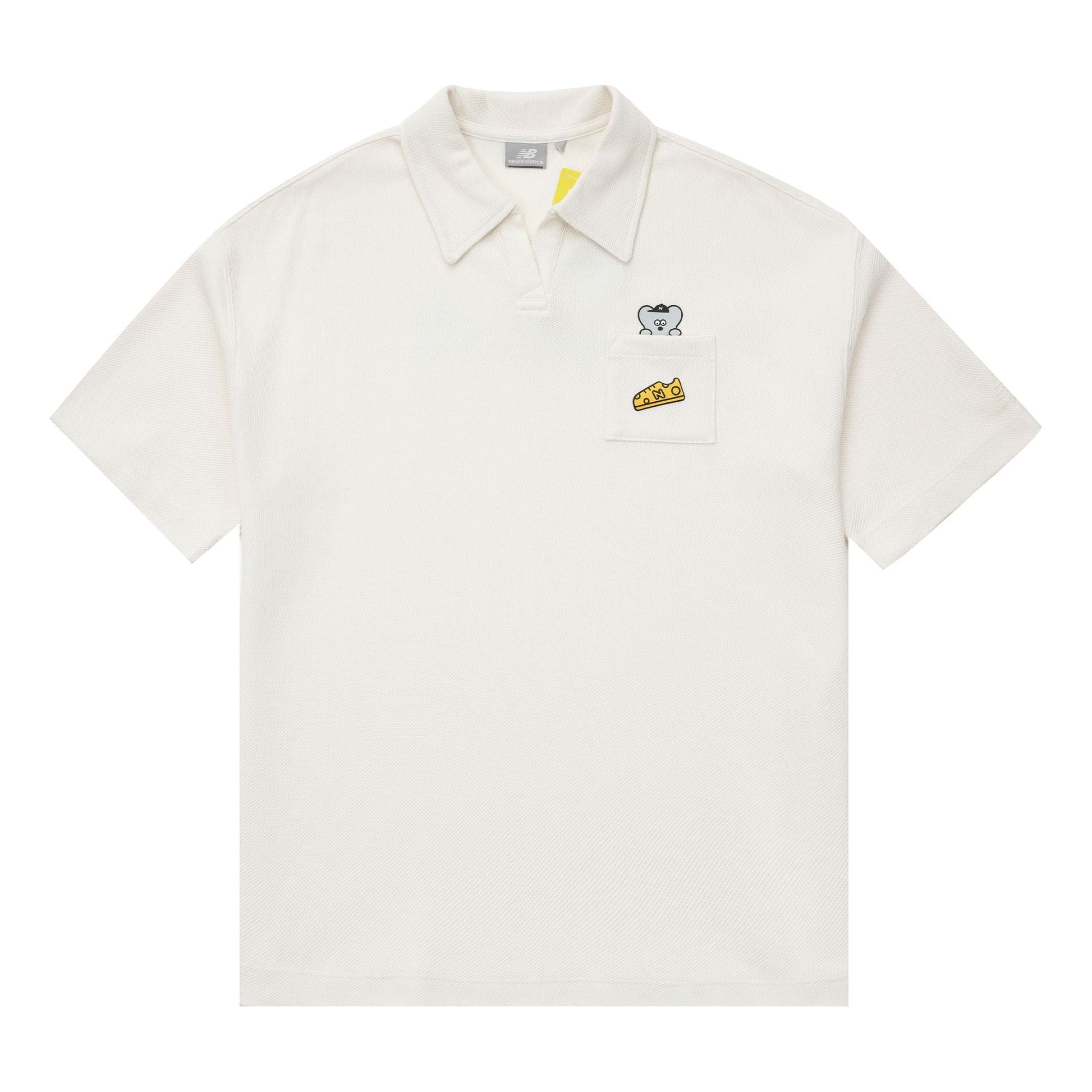 (WMNS) New Balance x SEIJI ANDY Polo Tee Asia Sizing 'White' 5FD26272-IV