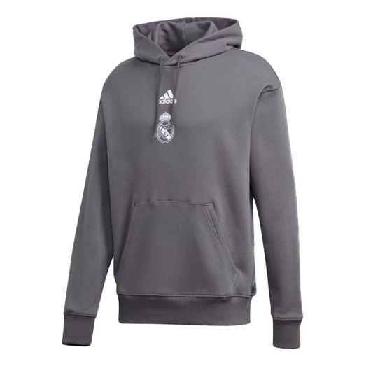adidas Real Ssp Real Madrid Soccer/Football Sports Pullover Gray GI0008