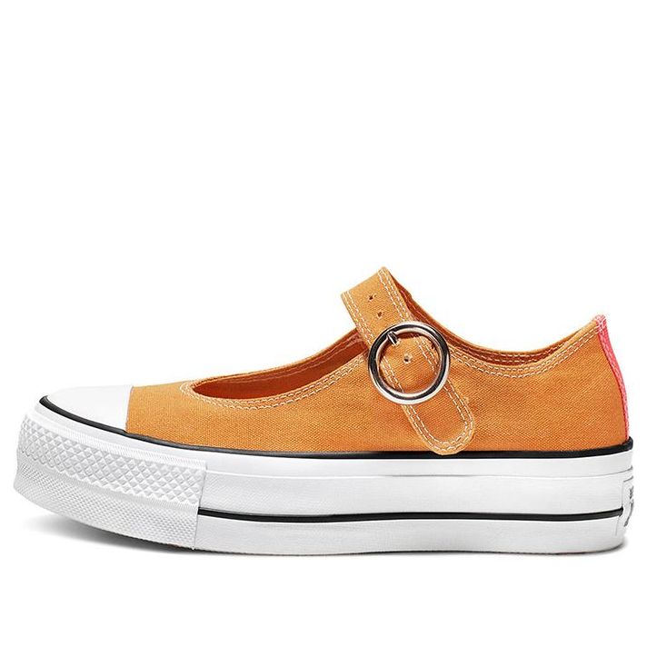 (WMNS) Converse Chuck Taylor All Star Mary Jane Low Top 'Orange White' 564317C