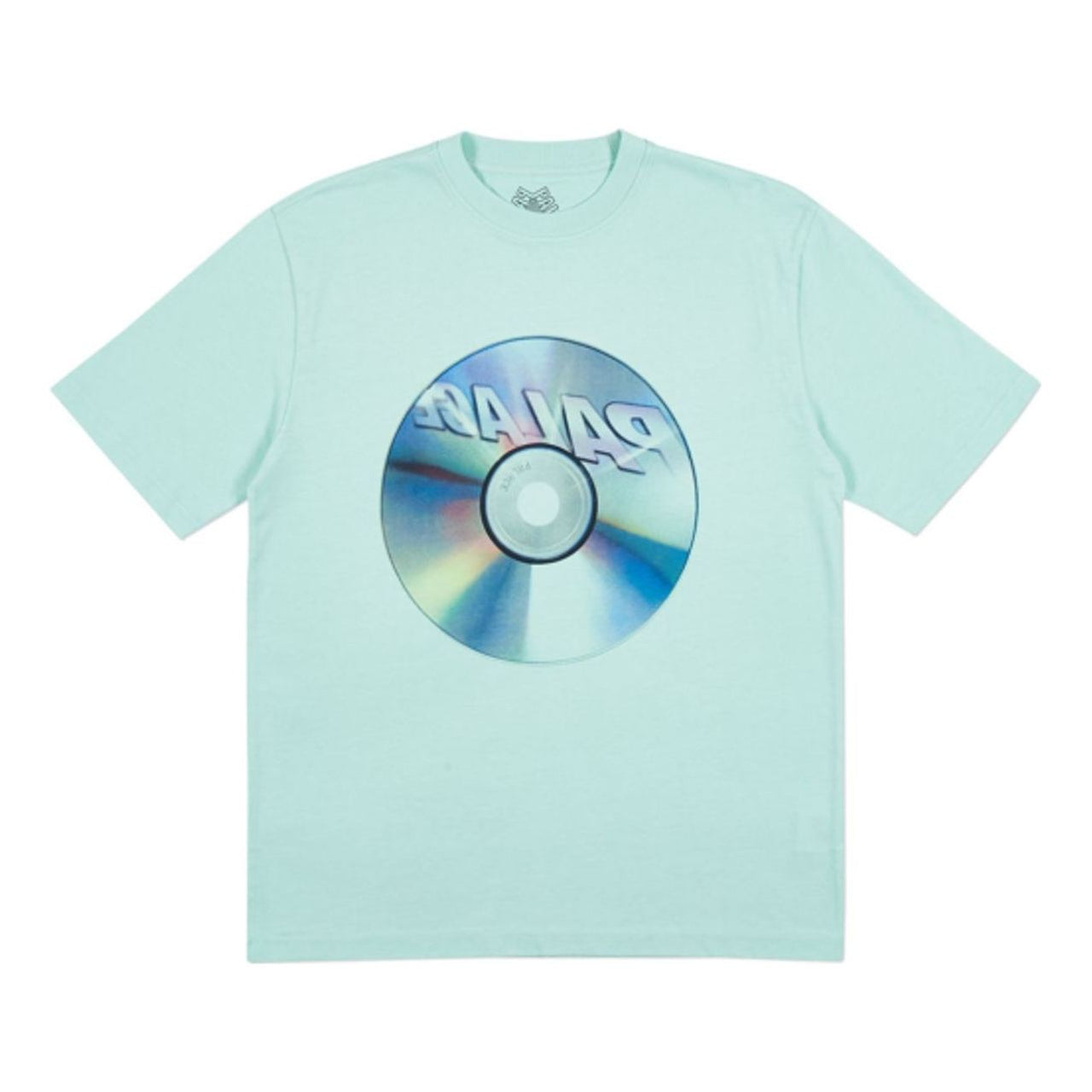 PALACE CD T-Shirt Duck Egg Blue Alphabet Printing Short Sleeve Unisex PAL-SS18-024