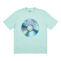 PALACE CD T-Shirt Duck Egg Blue Alphabet Printing Short Sleeve Unisex PAL-SS18-024