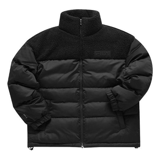 FILA FUSION Short Stay Warm Thicken Down Jacket Black T11M043911F-BK