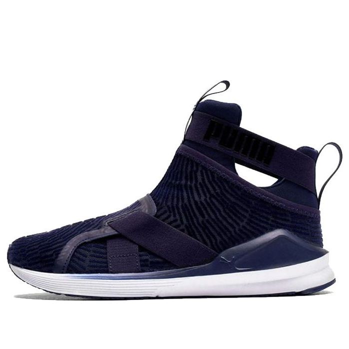 (WMNS) PUMA Fierce Strap Flocking Navy Blue 189767-01