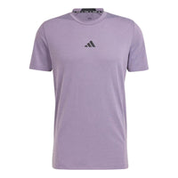 adidas Designed for Training Workout T-shirt Asia Sizing 'Purple' IS3812