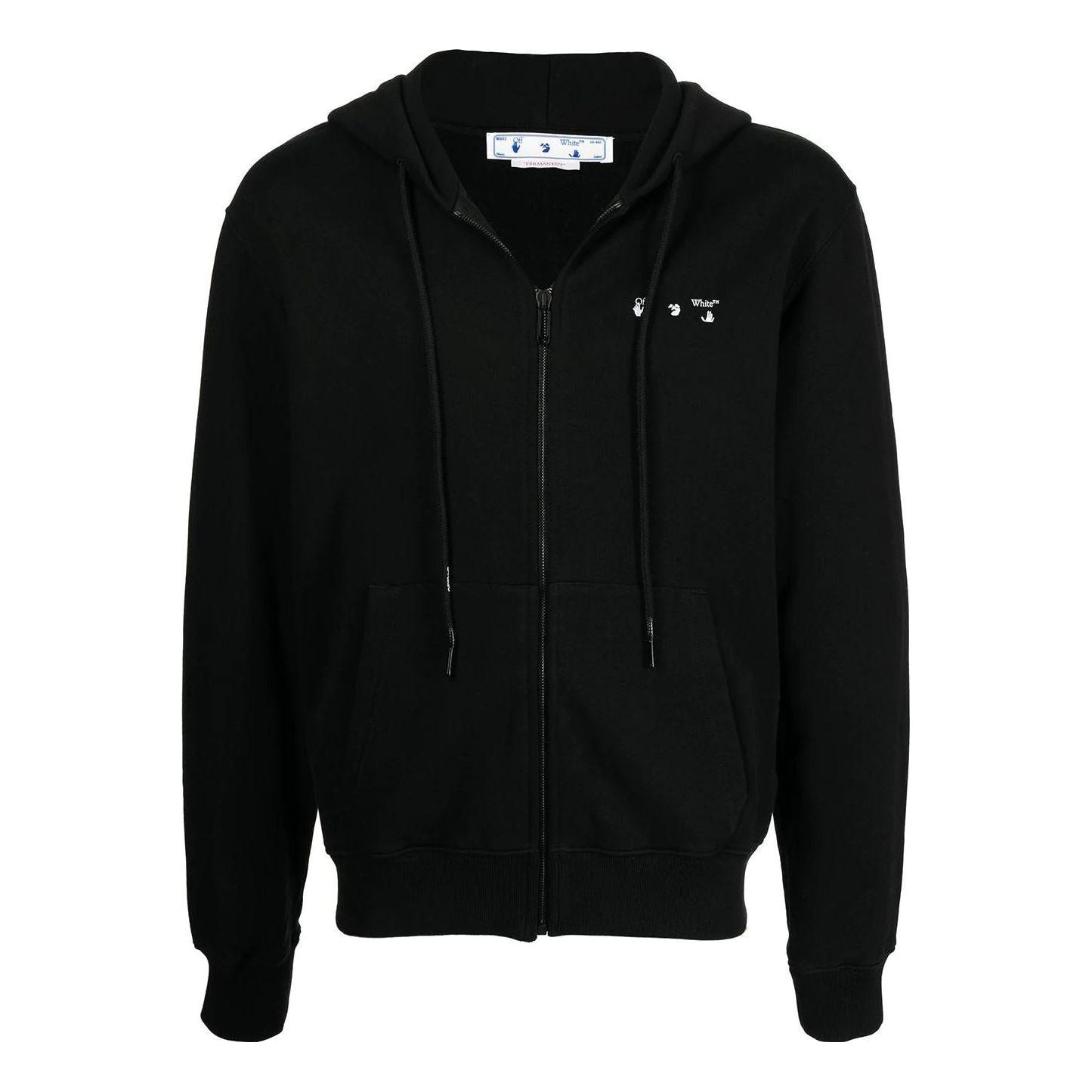 Men's Off-White SS22 Caravaggio Zipper Black OMBE013C99FLE0041001