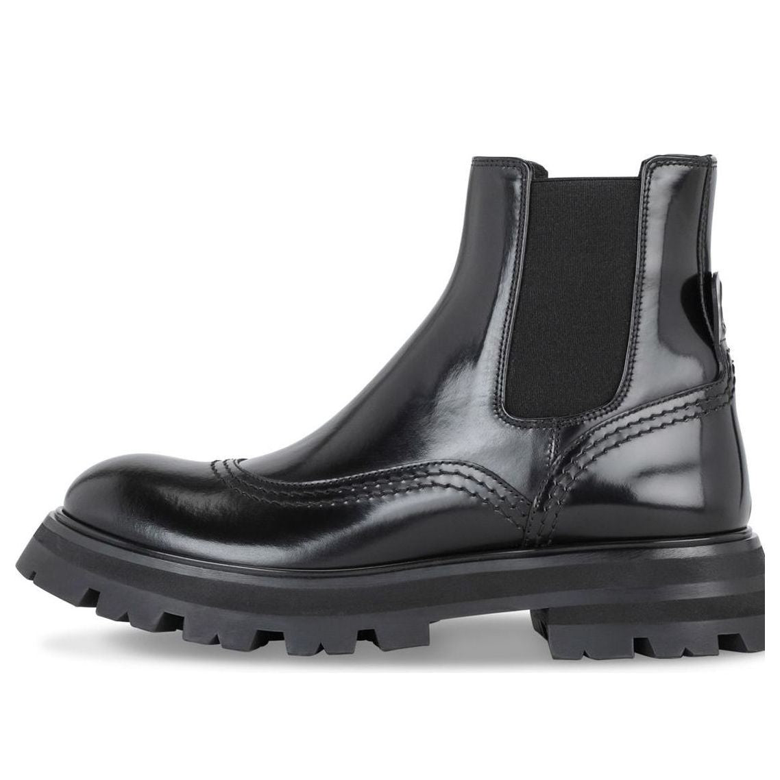 (WMNS) Alexander McQueen Wander Chelsea Boots 'Core Black' 666367WHZ841000