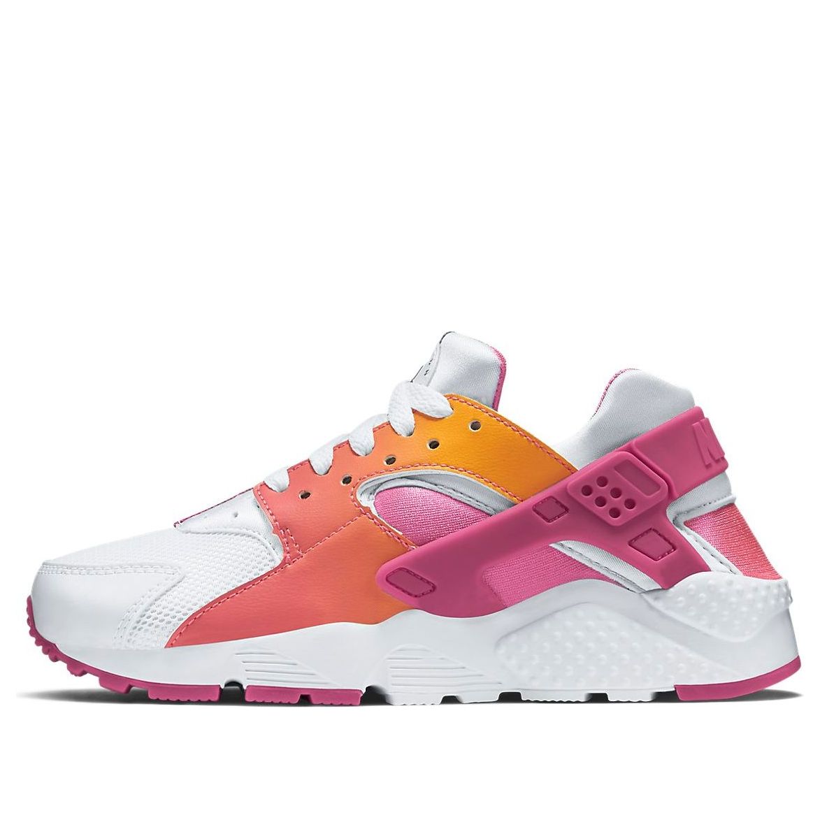 (GS) Nike Huarache White/Red 654280-103