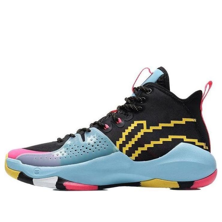 Li-Ning Combat High 'Black Blue Pink' ABAR059-1