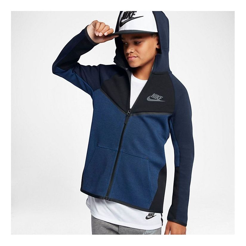 Apparel Hoodies Kids Nike KIDS Nike Sportswear Tech Fleece Wind 856191-473