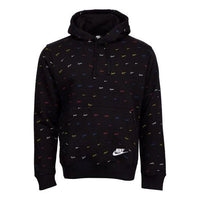 Nike Athleisure Casual Sports hooded Long Sleeves Pullover Black DC2767-010