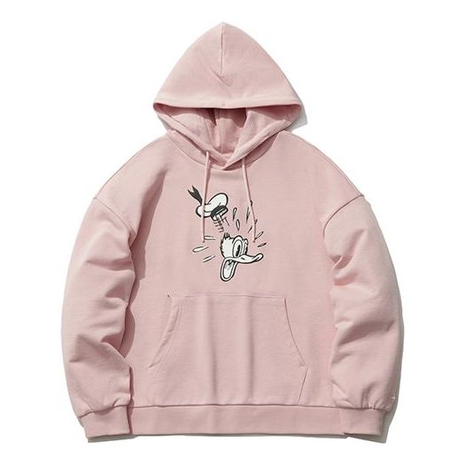 (WMNS) Li-Ning x Disney Cartoon Printing Hoodie 'Pink' AWDR492-4