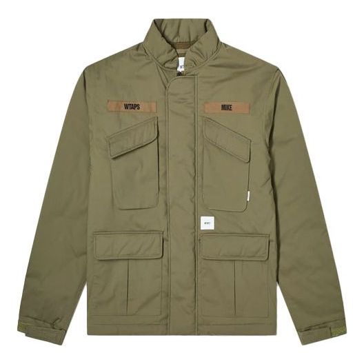 WTAPS Multiple Pockets Stand Collar Cargo Jacket Unisex Brown 192WVDT-JKM04-OD