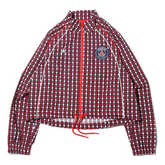 (WMNS) Air Jordan x Paris Saint-Germain Jacket Red DC0448-657