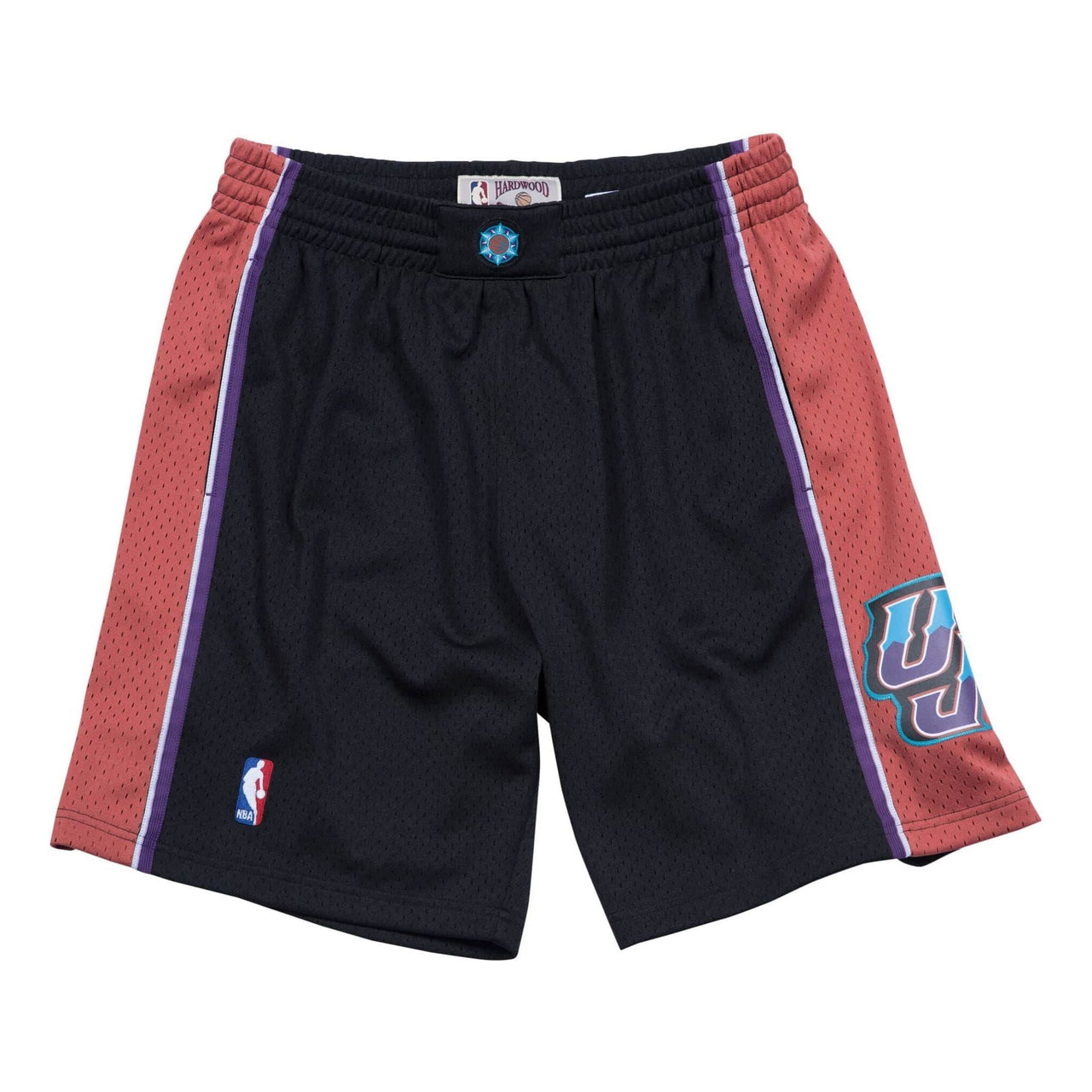 Mitchell & Ness x NBA Utah Jazz 1998-99 Swingman Shorts 'Black' SMSHGS18258-UJABLCK98
