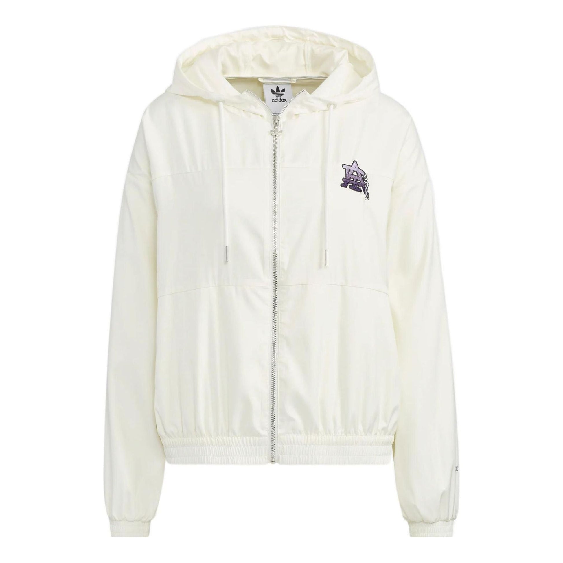 (WMNS) adidas Modern Collegiate Windbreaker Jacket Asia Sizing 'White' HS1933