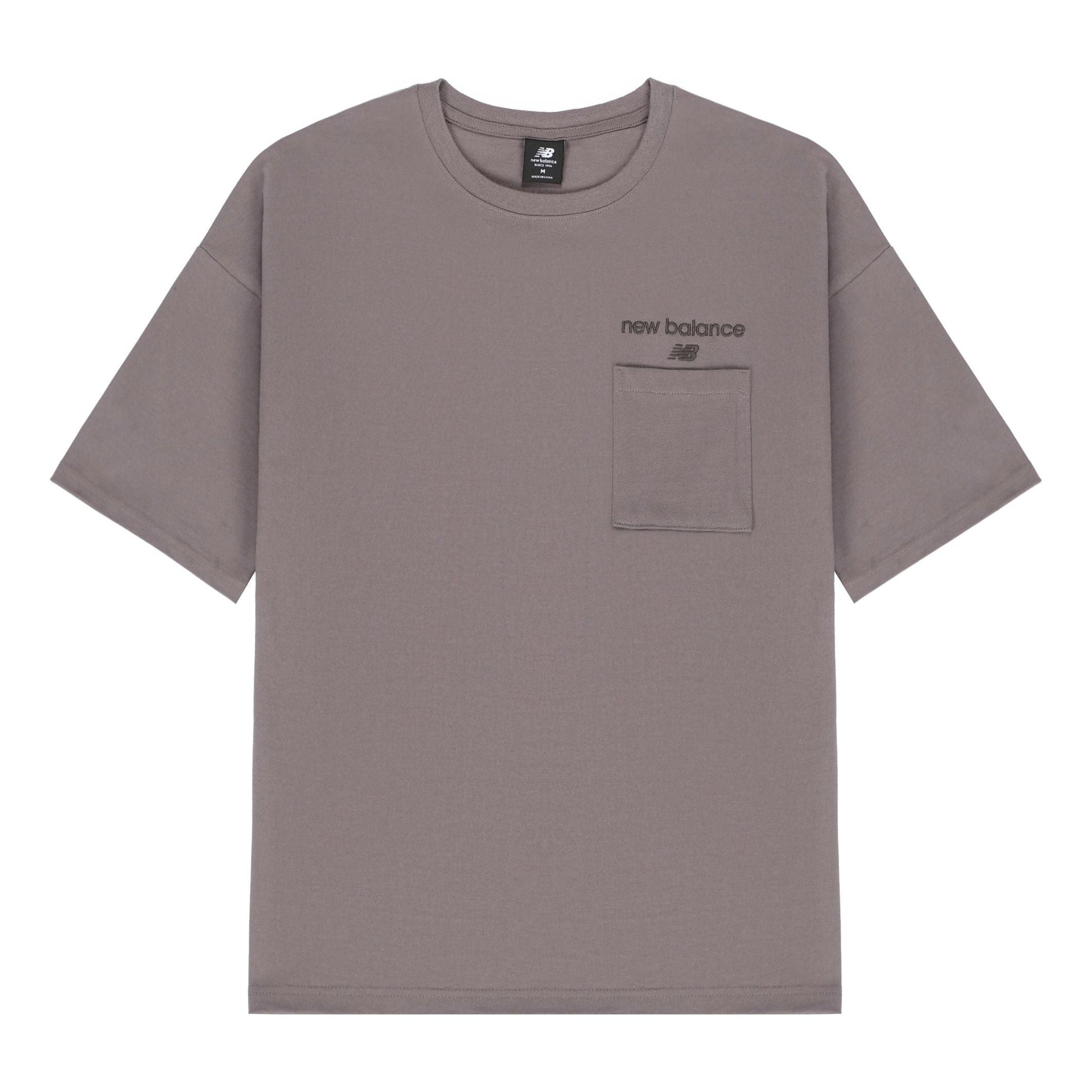 New Balance Classic Evergreen Pocket Tee Asia Sizing 'Brown' AMT21549-CEL