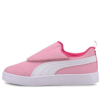 (PS) PUMA Courtflex V2 Leisure Board Shoes Pink/White 372995-03