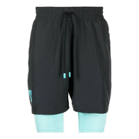 Men's adidas Logo Design Drawstring Elastic Waistband Sports Shorts Black HG4204