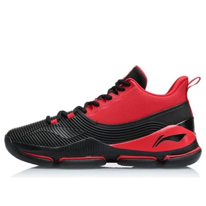 Li-Ning Yushuai 13 Mid 'Black Red' ABPN041-4