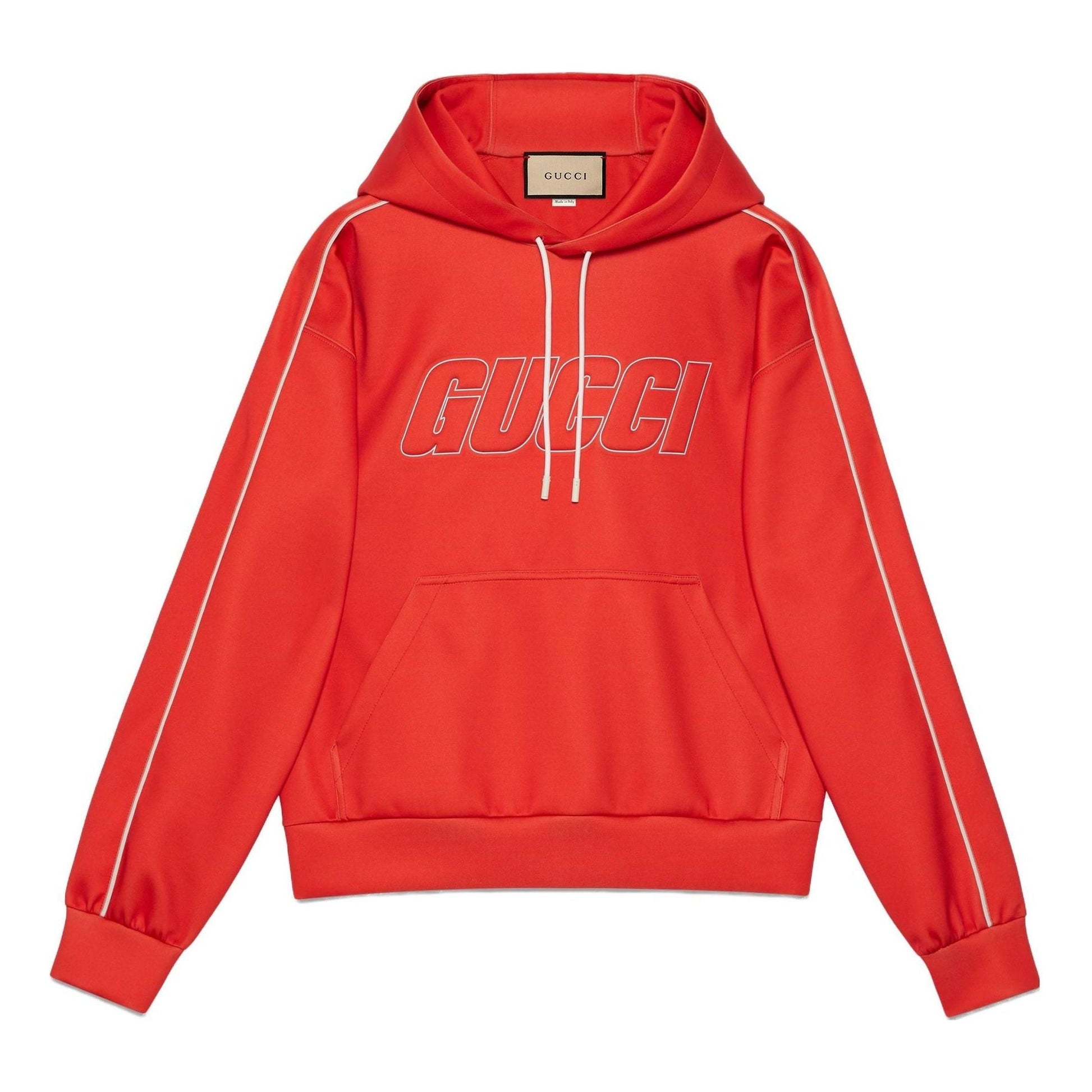 Gucci Neoprene Hooded Sweatshirt 'Red' 768498-XJF38-6284
