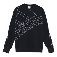 adidas Giant Logo Sweatshirt (Gender Natural) Men's Black GK9374
