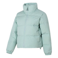(WMNS) New Balance Classic Short Puffer Jacket Asia Sizing 'Aqua' NPD4E152-MT