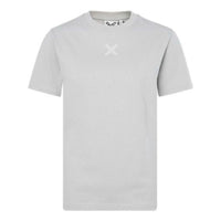 KENZO SS21 Alphabet LogoK Pattern Design Round Neck Short Sleeve Gray White FB52TS9144SK-931