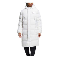 (WMNS) adidas Long Down Jacket 'White' HZ2600