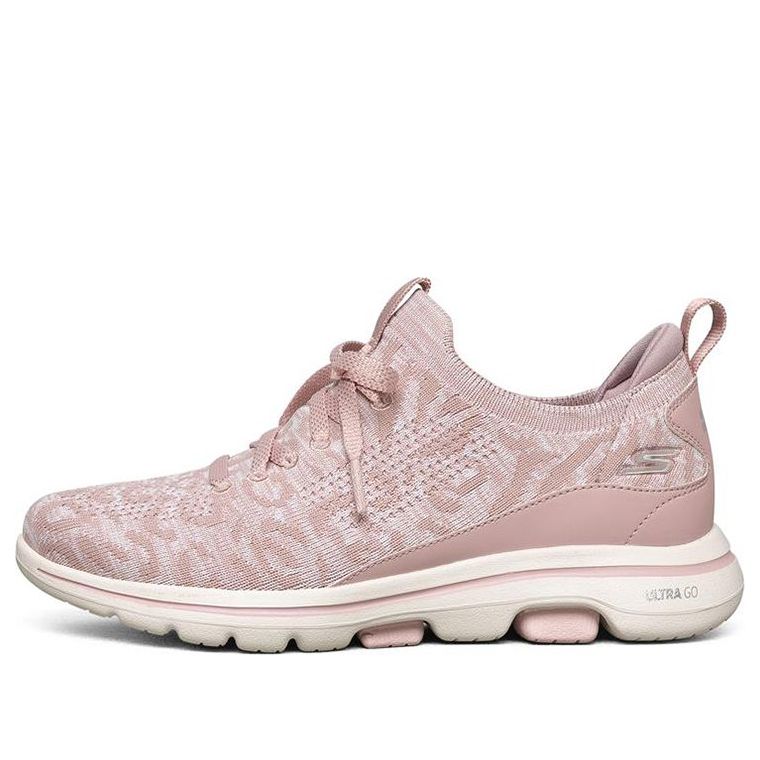 (WMNS) Skechers Go Walk 5 Low-Top Sneakers Pink 124206-MVE