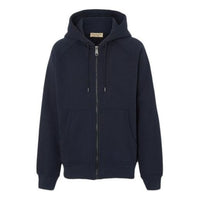 Men's Burberry Back Embroidered Logo Zipper Navy Blue 8008325-A1222
