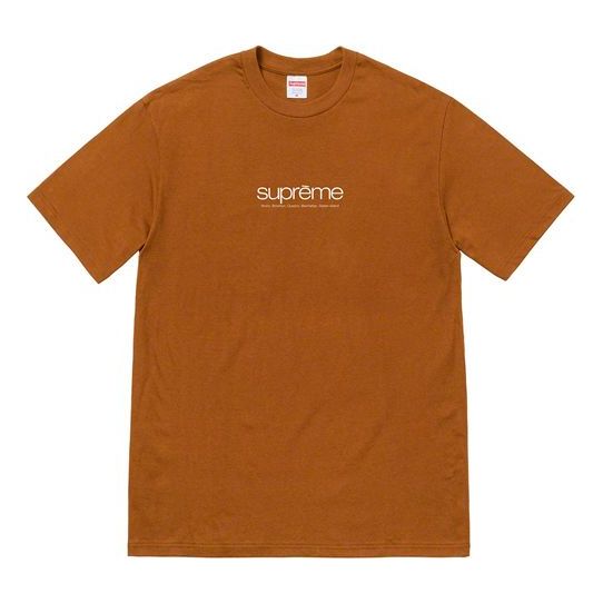 Supreme Week 1 Five Boroughs Tee LogoT SUP-SS21-406-BRO-P