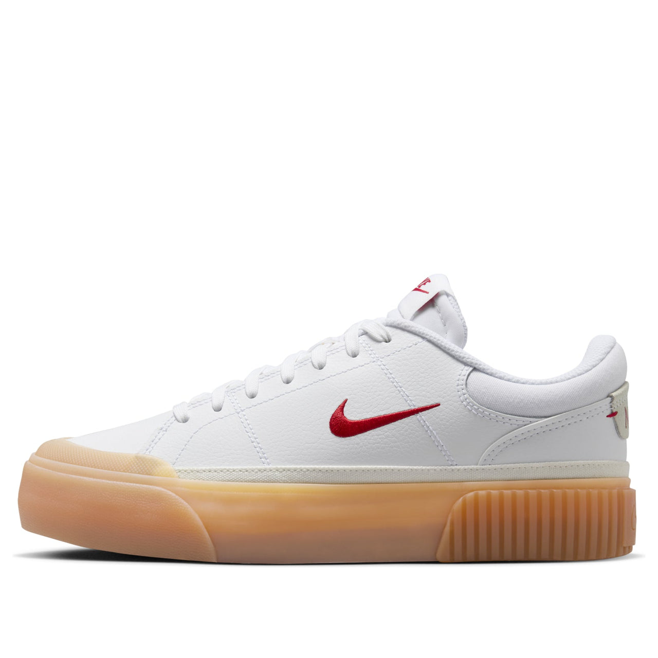 (WMNS) Nike Court Legacy Lift 'White Gum University Red' FV5526-103