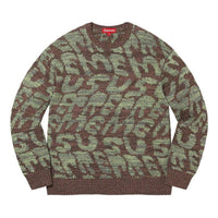 Supreme Stacked Sweater 'Brown Green' SUP-SS23-136