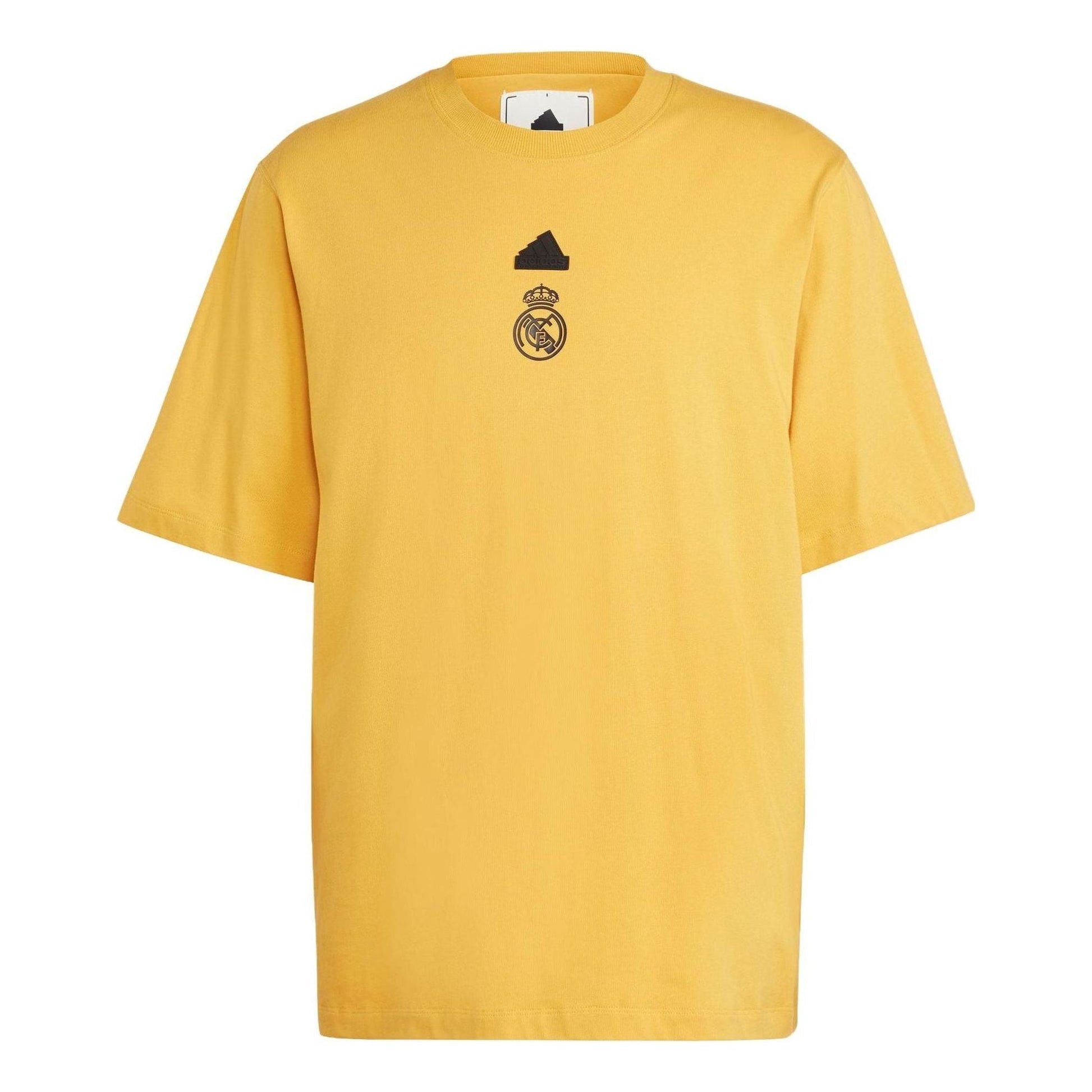 adidas Real Madrid LFSTLR Oversized Tee 'Yellow' HY0627