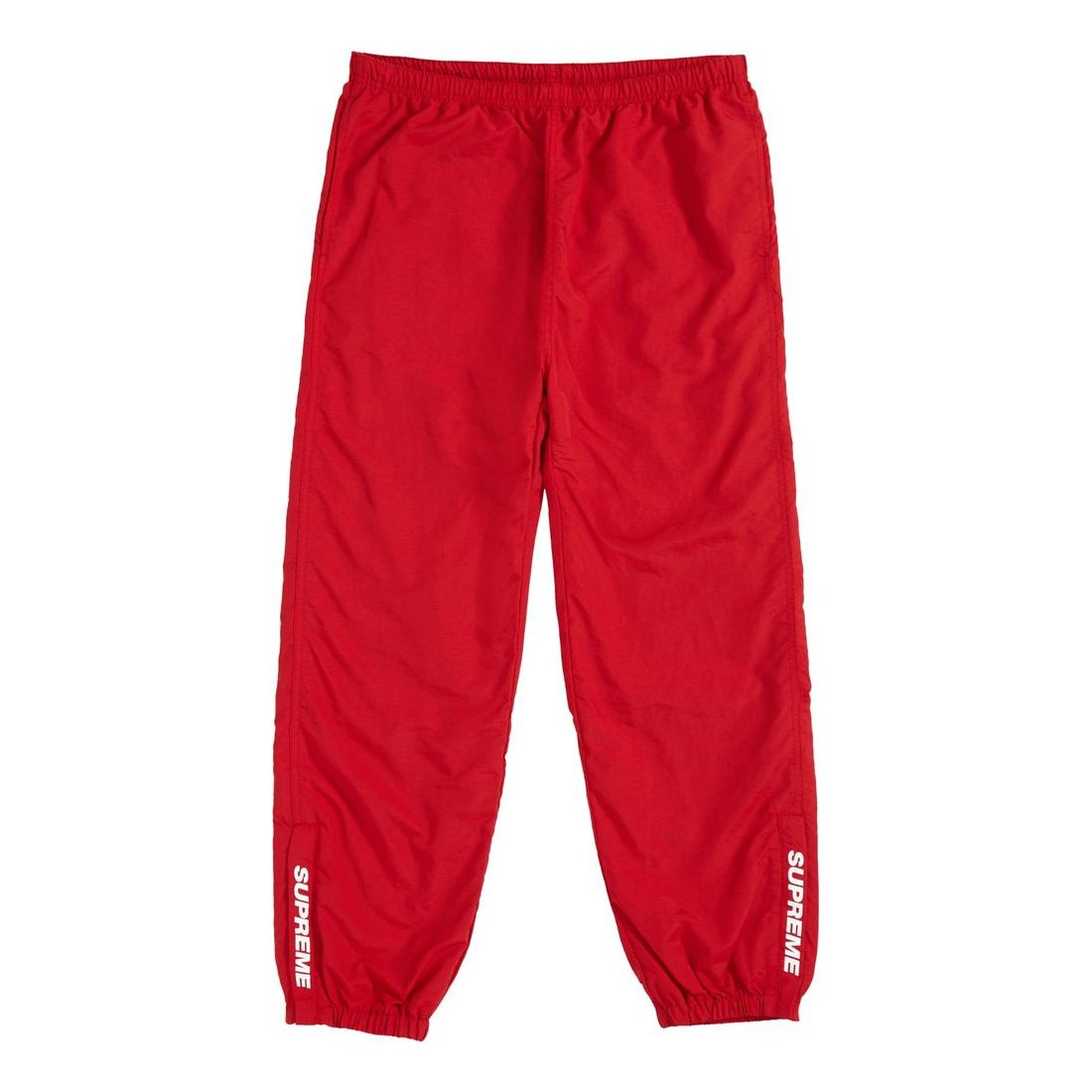 Supreme FW18 Warm Up Pant Red Zipper Small Pants Unisex SUP-FW18-765