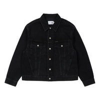 Palace X Calvin Klein Relaxed Trucker Denim Jacket 'Black' 40302UC-002