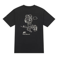 New Balance Hiking Graphic T-Shirt Asia Sizing 'Black' AMT42339-BK
