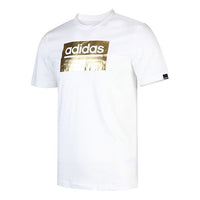 adidas M Foil Box T Printing Short Sleeve White FM6259