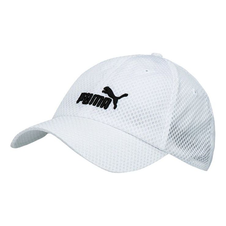 PUMA Training Mesh Baseball Cap 'White Black' 021286-07