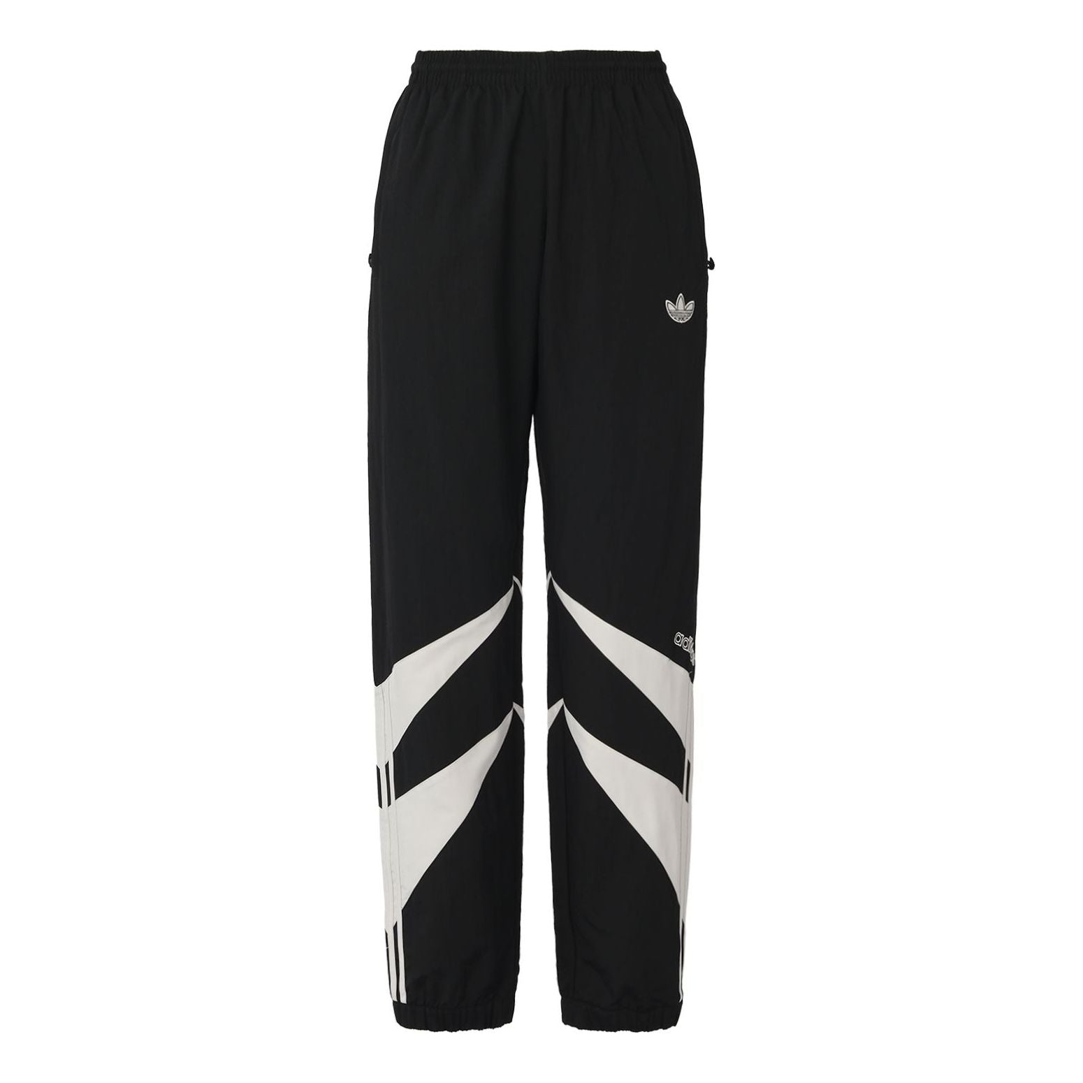 Men's adidas originals Breathable Printing Casual Bundle Feet Sports Pants/Trousers/Joggers Black H06758