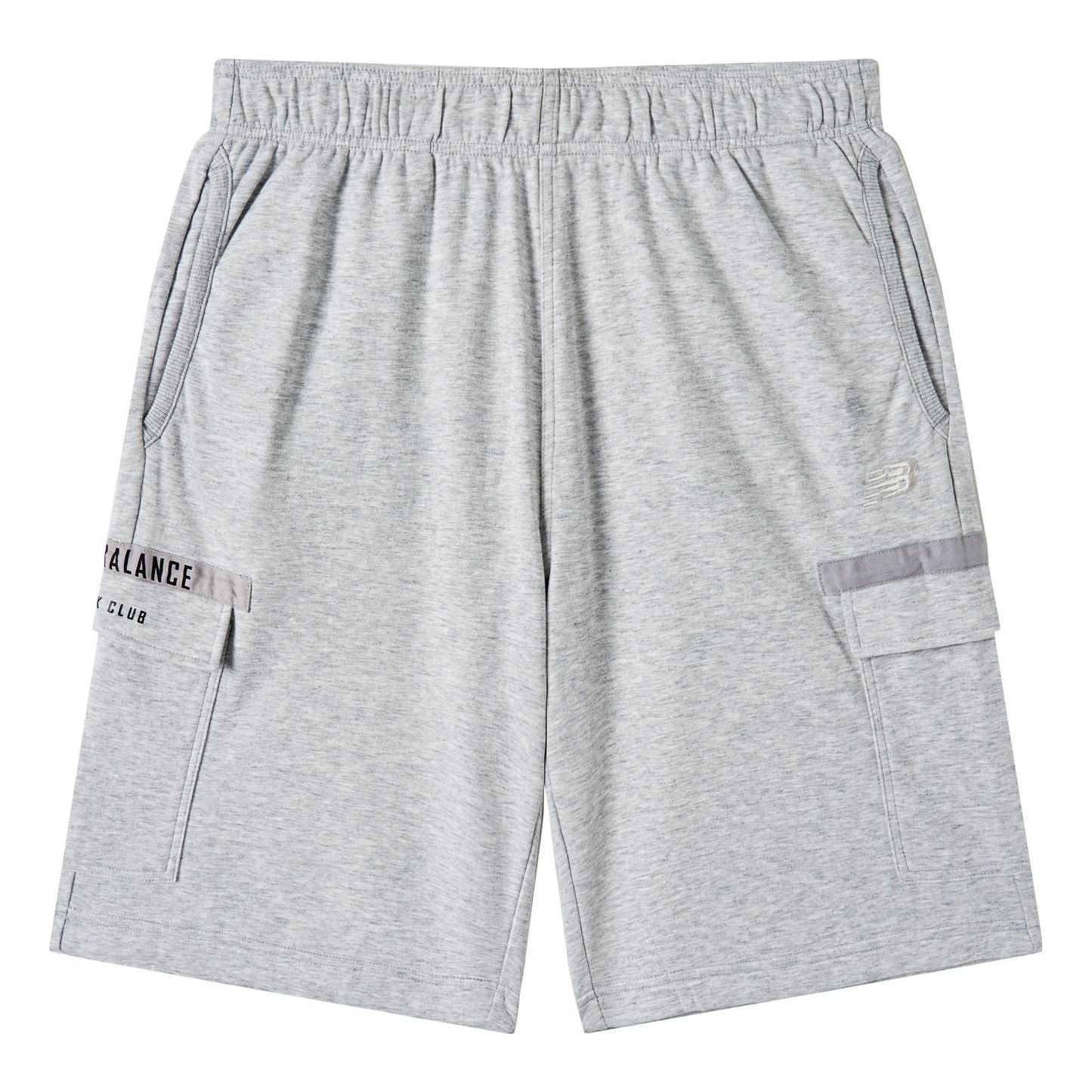 New Balance Logo Print Athletic Shorts Asia Sizing 'Grey' NCNV723041-GR