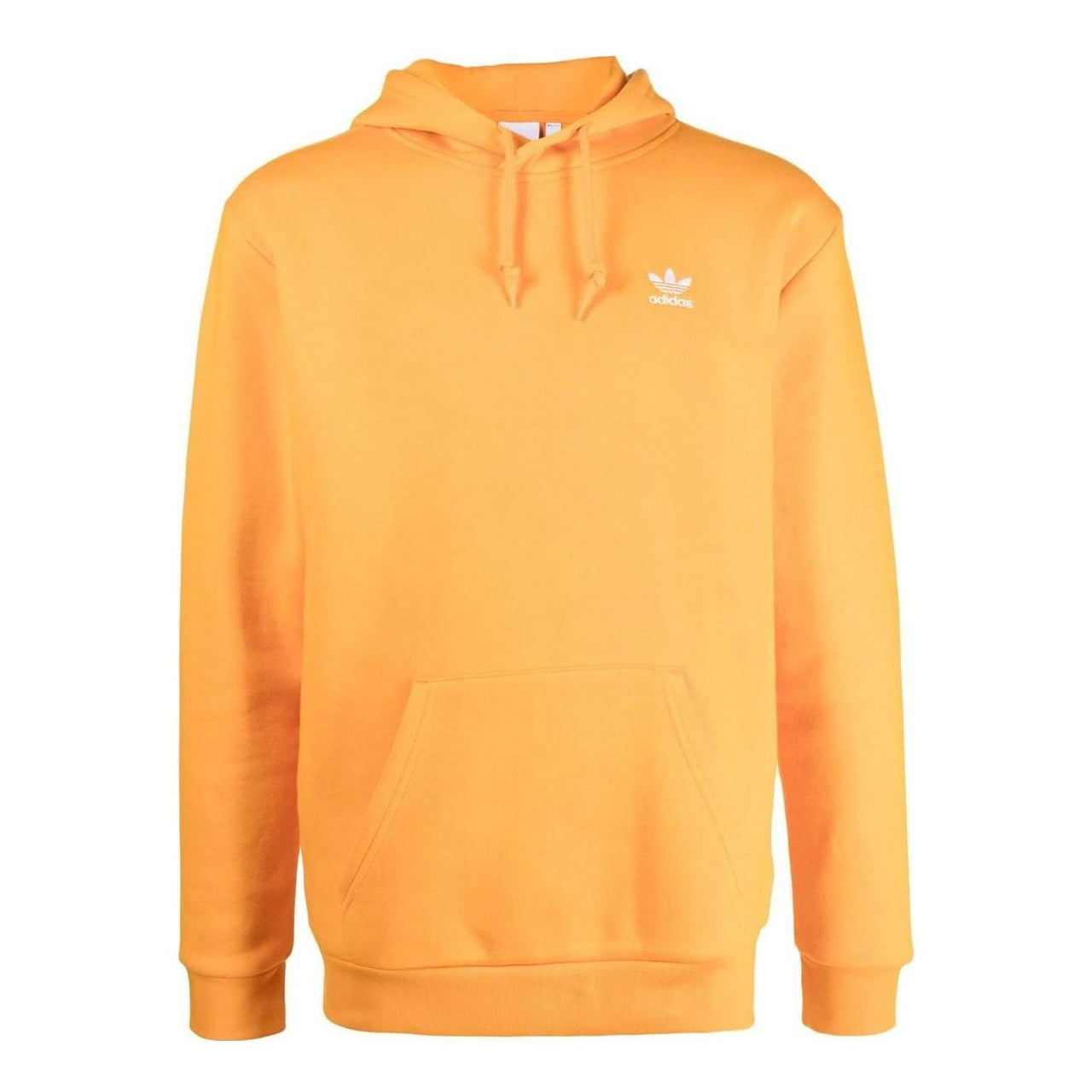 Men's adidas originals Solid Color Logo Printing Long Sleeves Orange HG3901