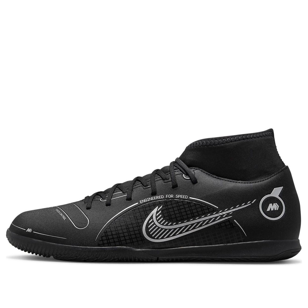 Nike Mercurial Superfly 8 Club IC 'Black Metallic Silver' DJ2907-007